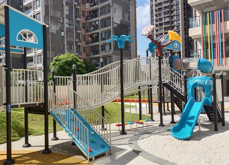 东莞凤岗幼儿园儿童滑梯工程案例(图2)